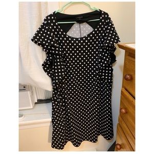 Lane Bryant Polka Dot Dress With Pockets!